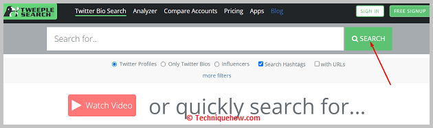 Click on Search button