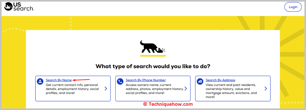 Click on Search by Name