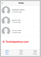Click on chats