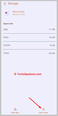 Click on clear cache