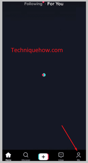 Click on profile icon