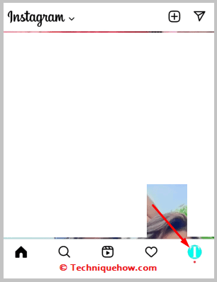 Click on profile icon