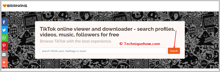 Click on search button