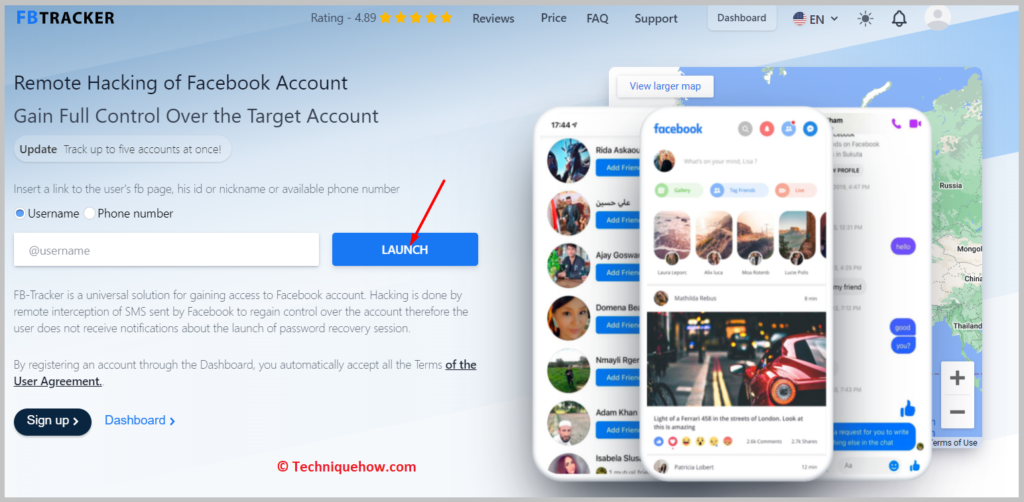 Click on the Launch button