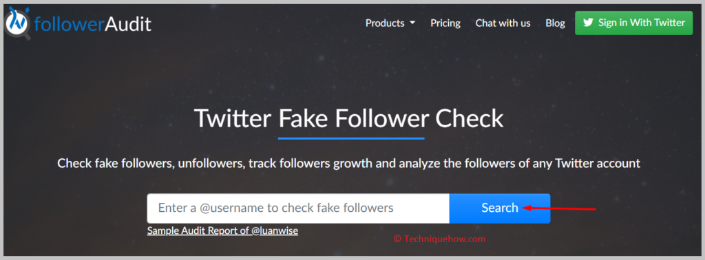 Click on the Search button
