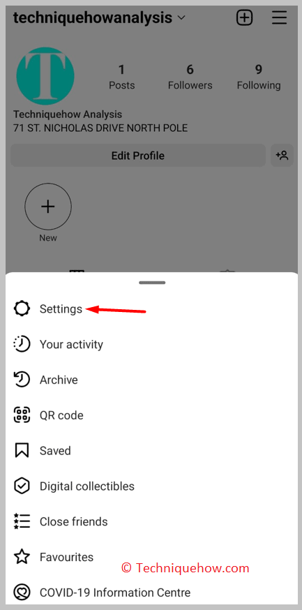  Click on the Settings icon 