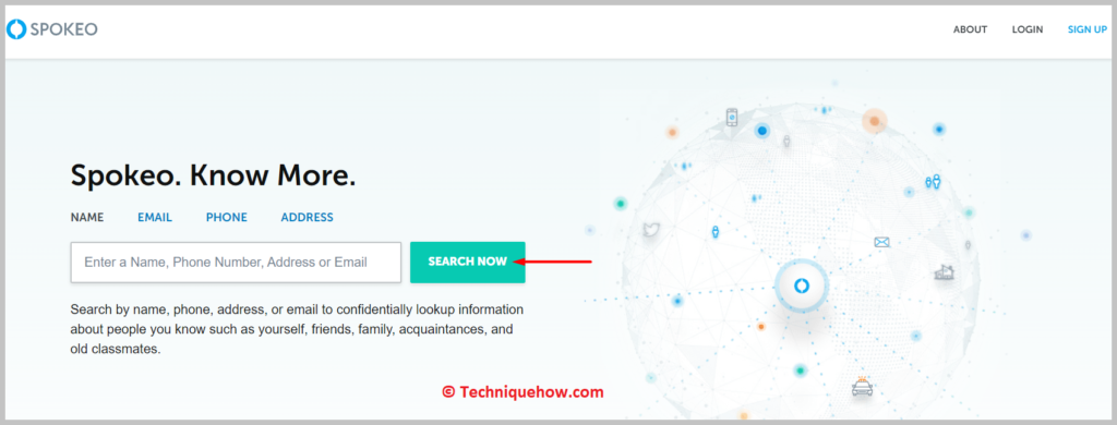 Click on the green SEARCH NOW