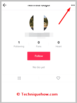 Click on the three dots icon