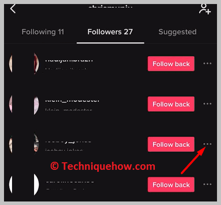 Click on the three dots icon