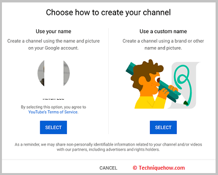 Create a YouTube channel