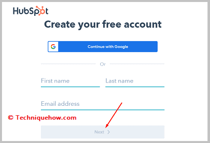 Create account