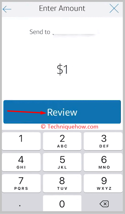 Enter Amount & Review