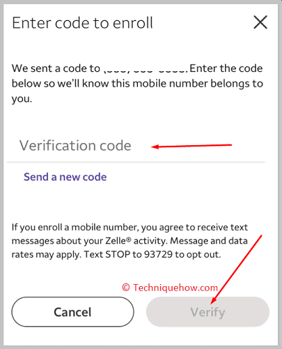 Enter Code & Verify