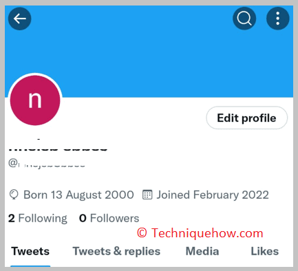 Find the Date on the profile