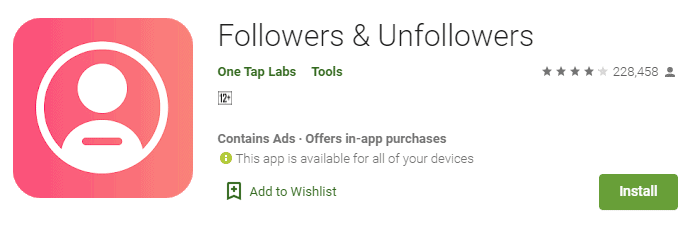 Followers-Unfollowers-app