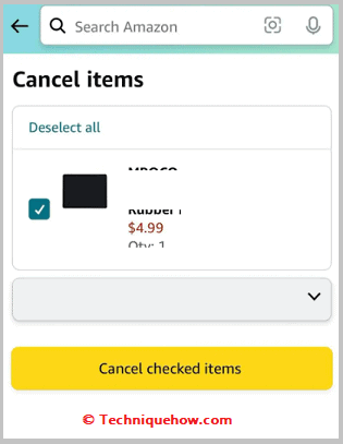 Giving you a chance to Cancel