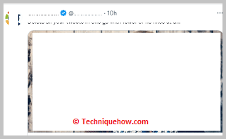 He Would not be able to View Your Tweets
