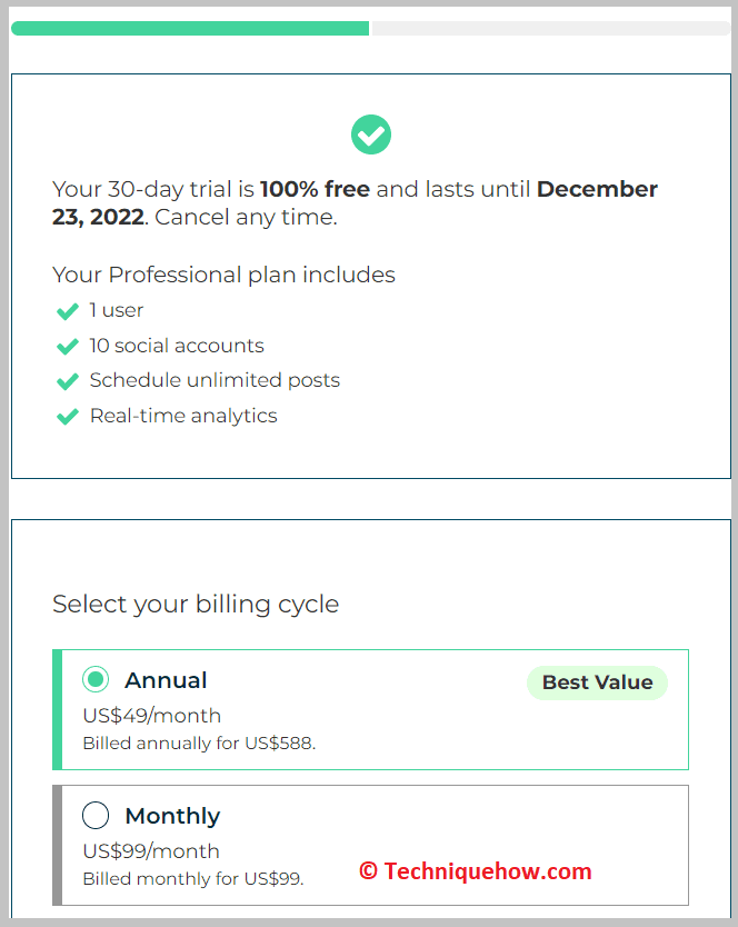 Hootsuite account