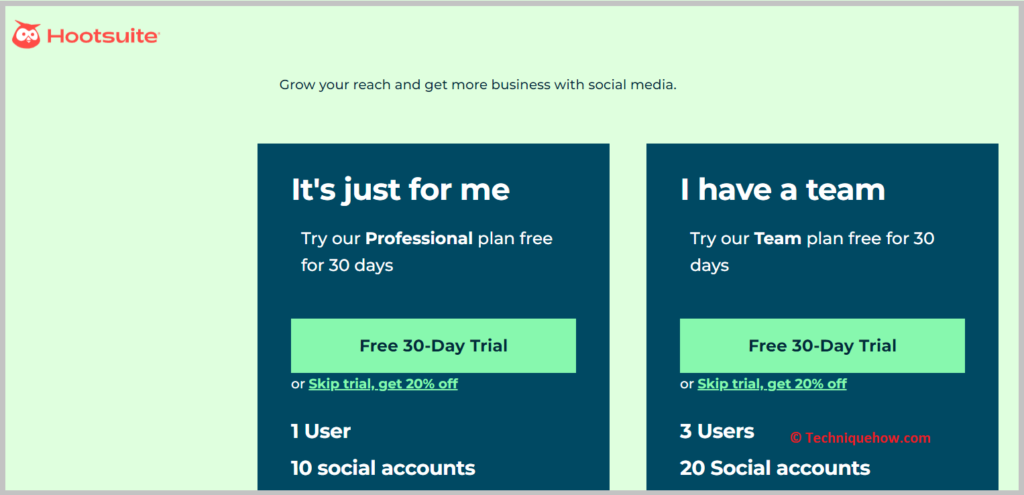 Hootsuite plan