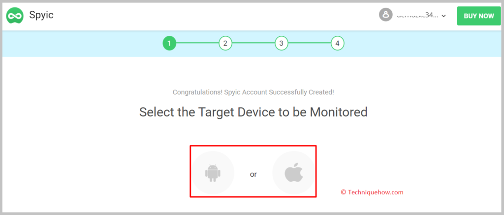 Install Spyic on the device