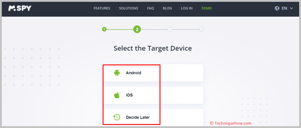 Install mSpy on the target device