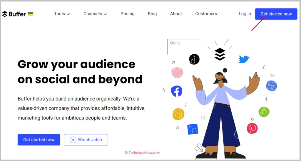 Next click on Get Started
