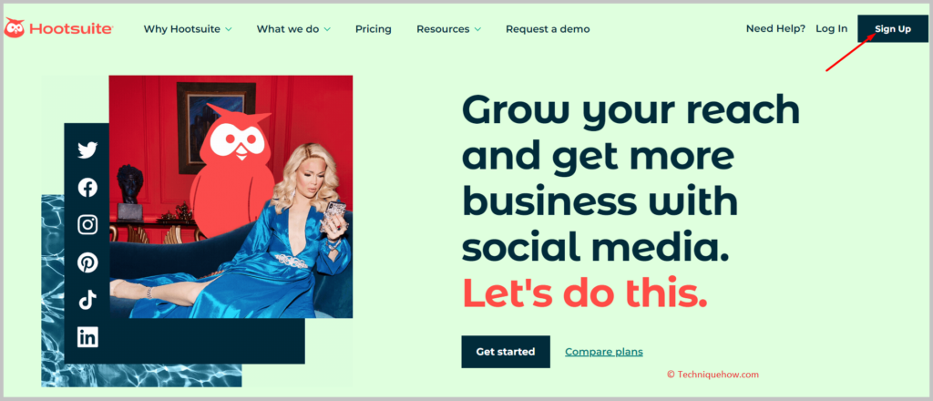 Open the website