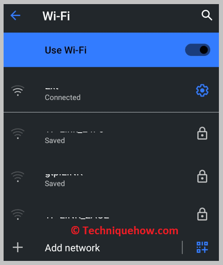 Switch to Another Network Or WiFi
