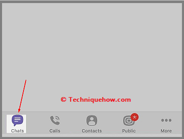 Tap on the 'Chats'