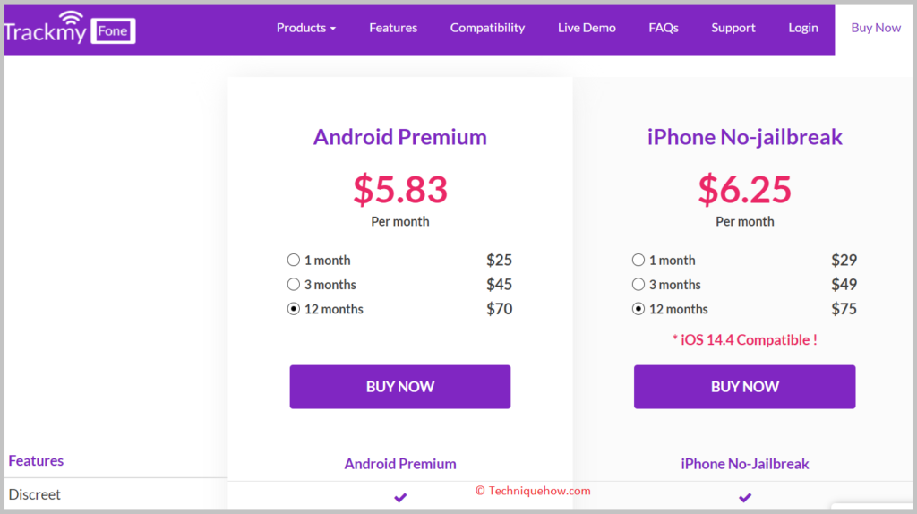 Then buy an available plan to activate