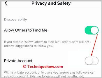 TikTok Account is Private