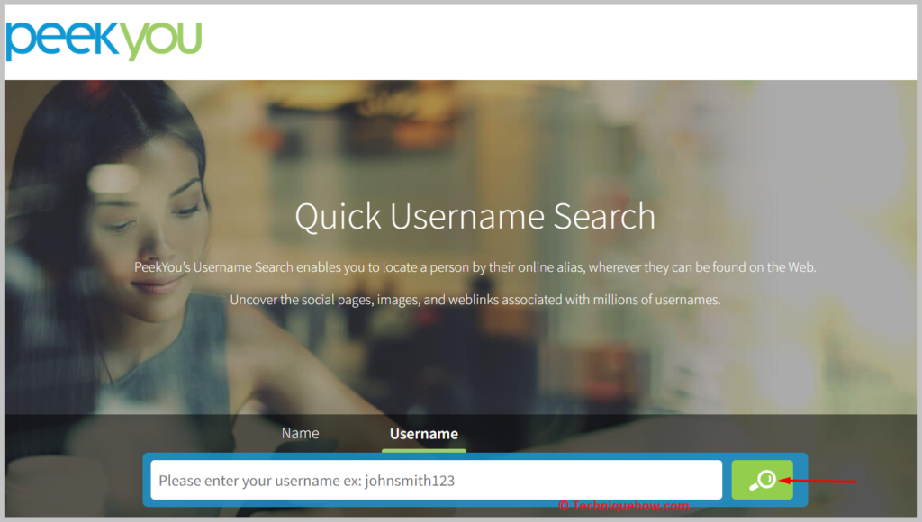 Username section