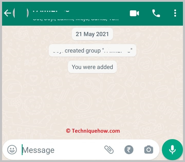 Who Added You to a Group