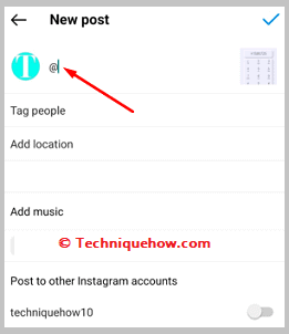 You can't Mention the person on posts