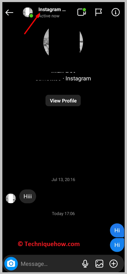 You can't message