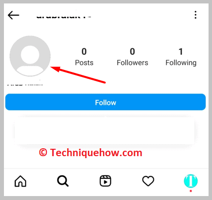 You can't see the profile picture