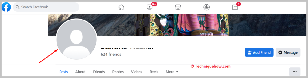 You can't see their DP