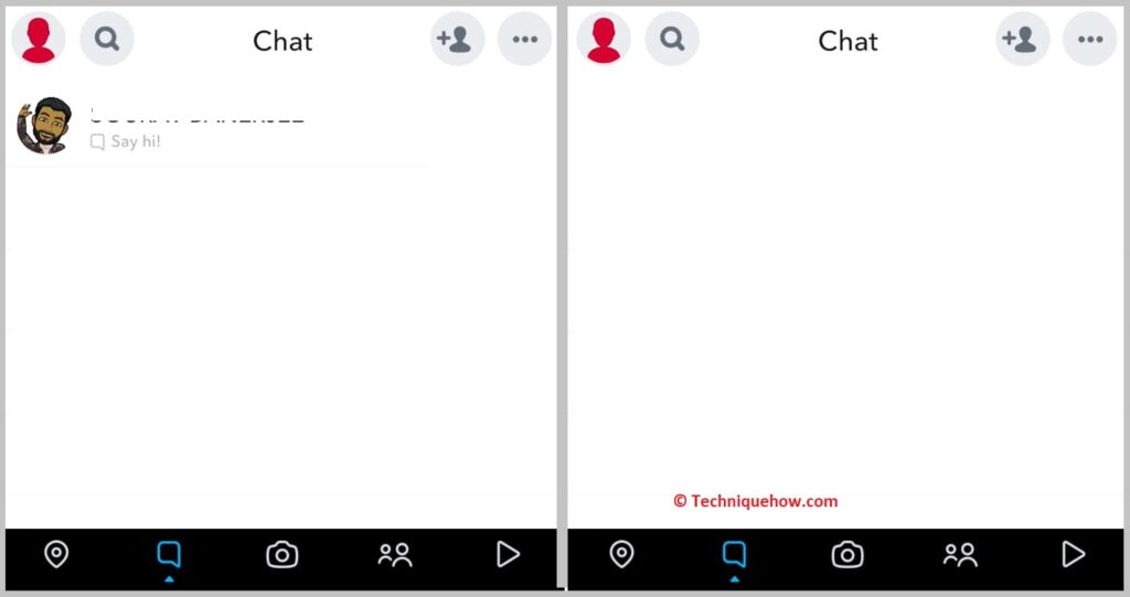 Your chat with the person