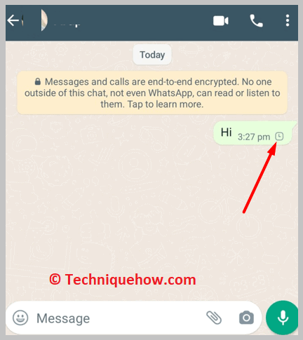 Your sent messages are Never delivered