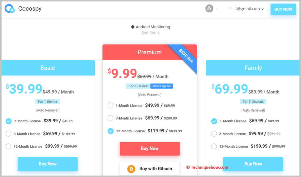 account by buying a plan
