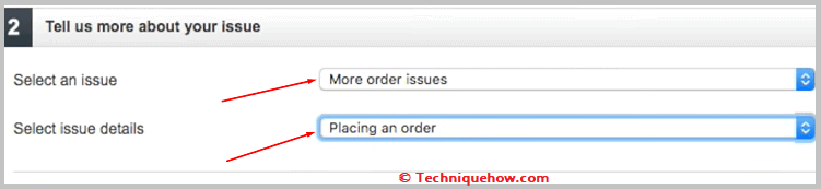 choose Placing an order.Â