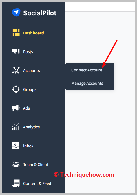 click on Connect Account