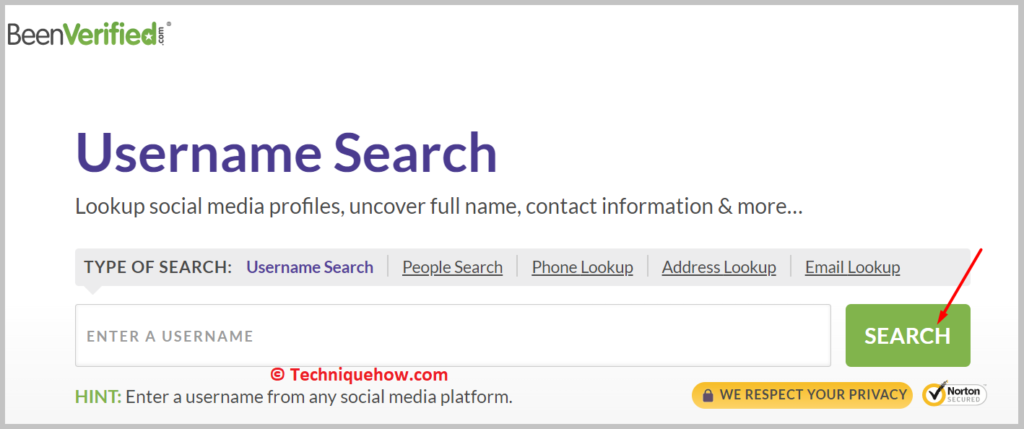 click on SEARCH to find