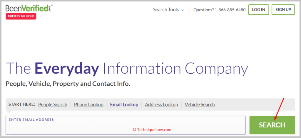click on SEARCH to get the