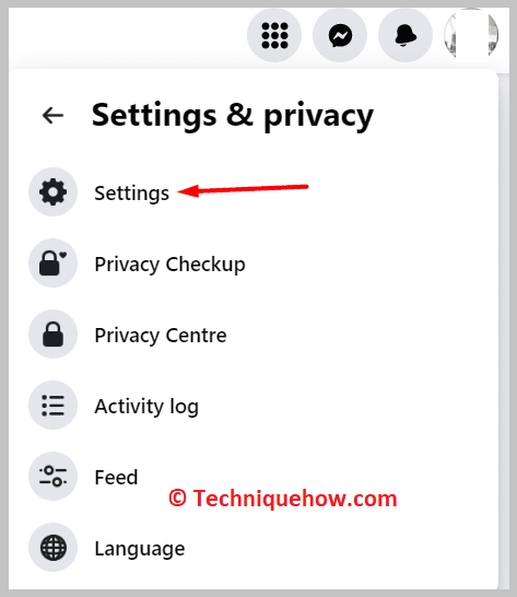 click on Settings