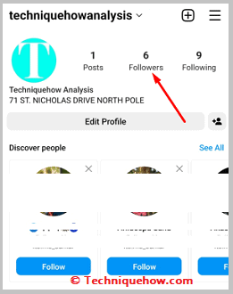 click on the Followers