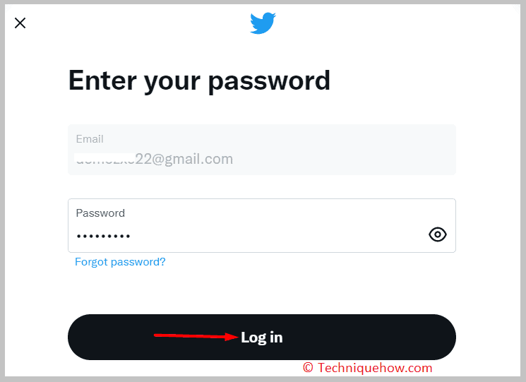 click on the Login button