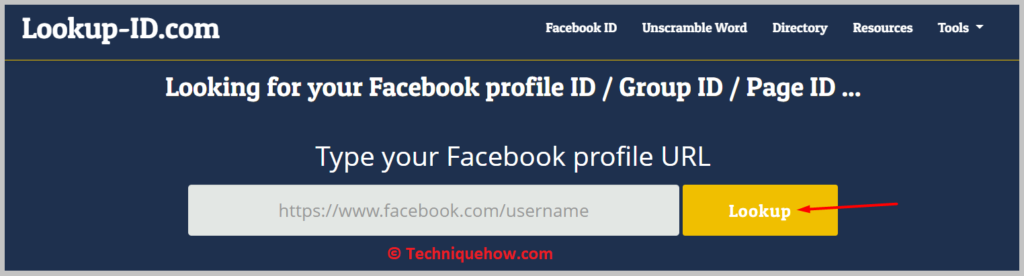 click on the Lookup option