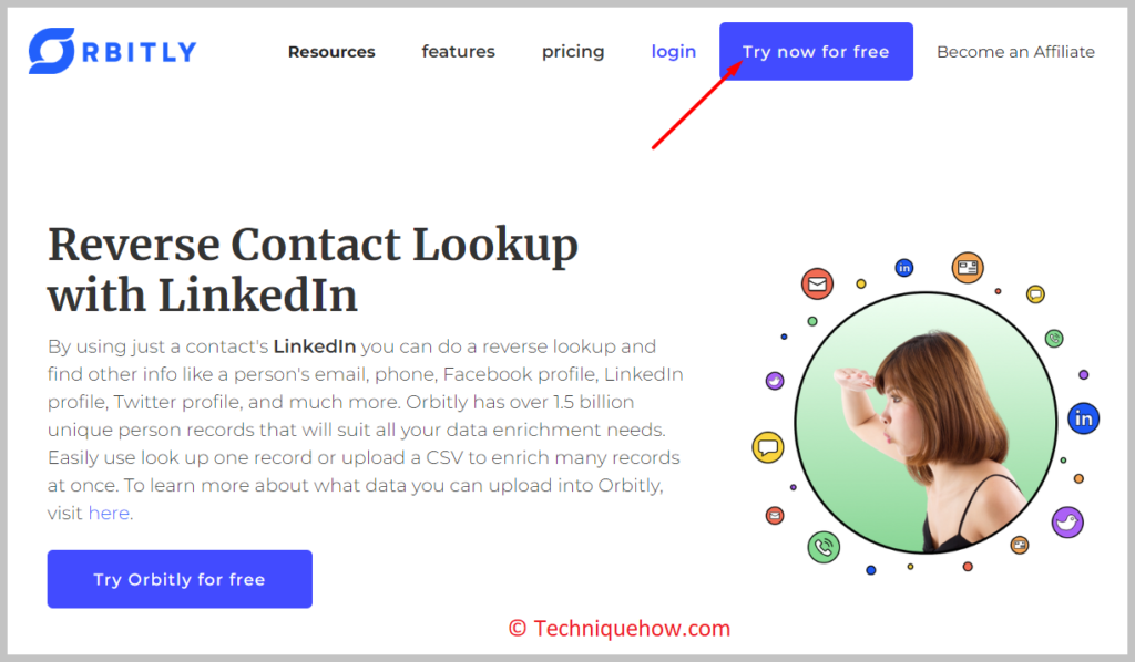 click on the Try now for free button