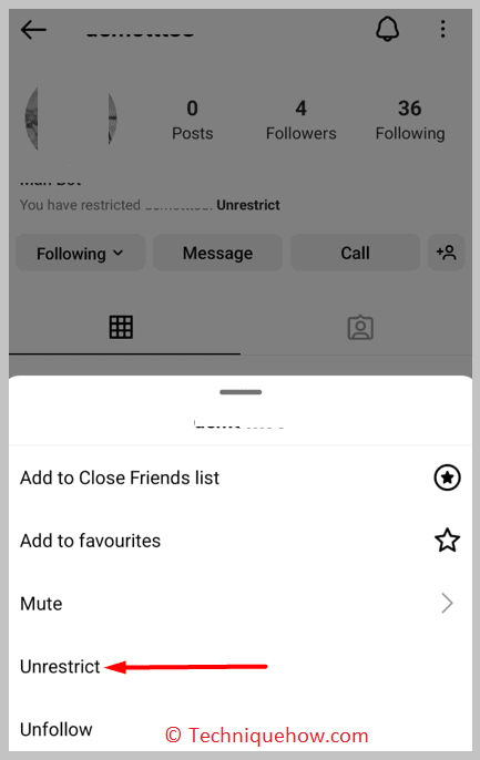click on the Unrestrict option1